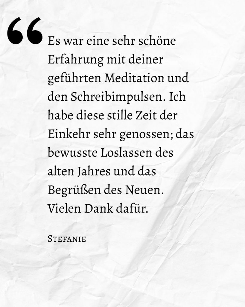 Teilnehmerstimmen Journalingrituale_Franziska Hülshoff