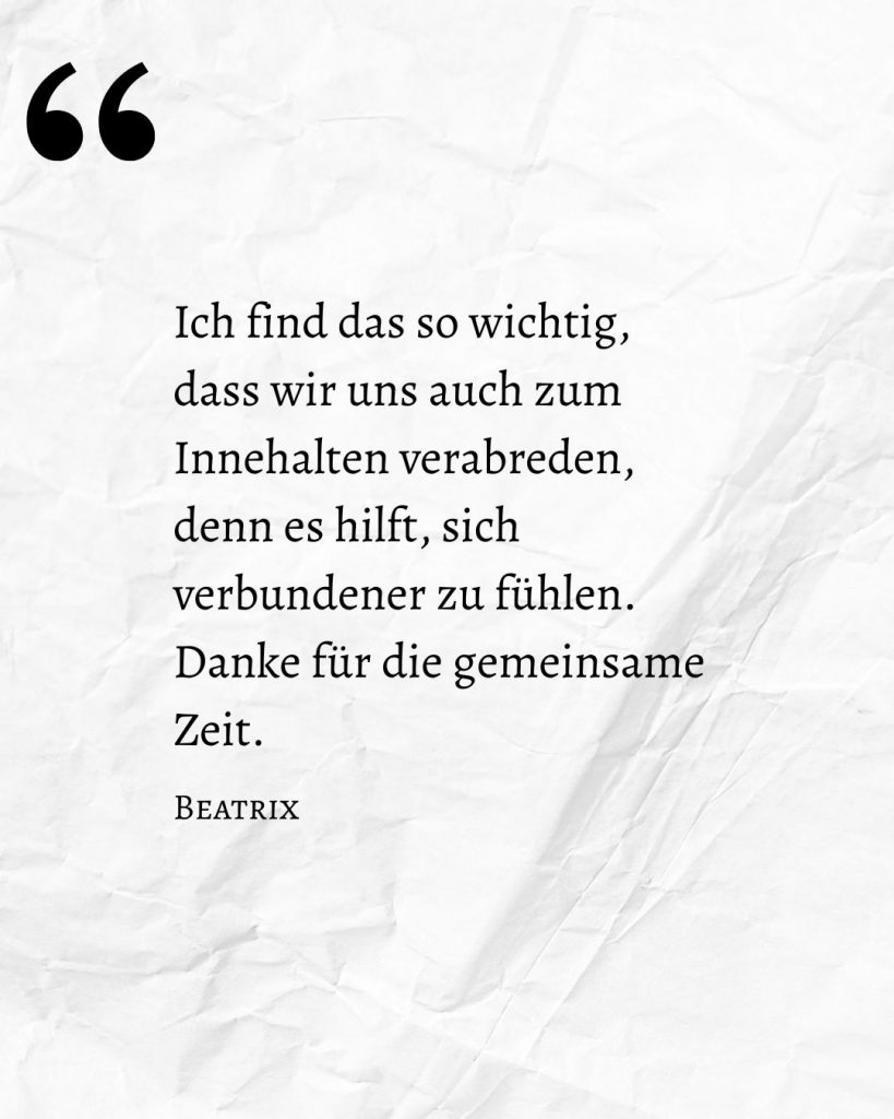 Teilnehmerstimmen Journalingrituale_Franziska Hülshoff