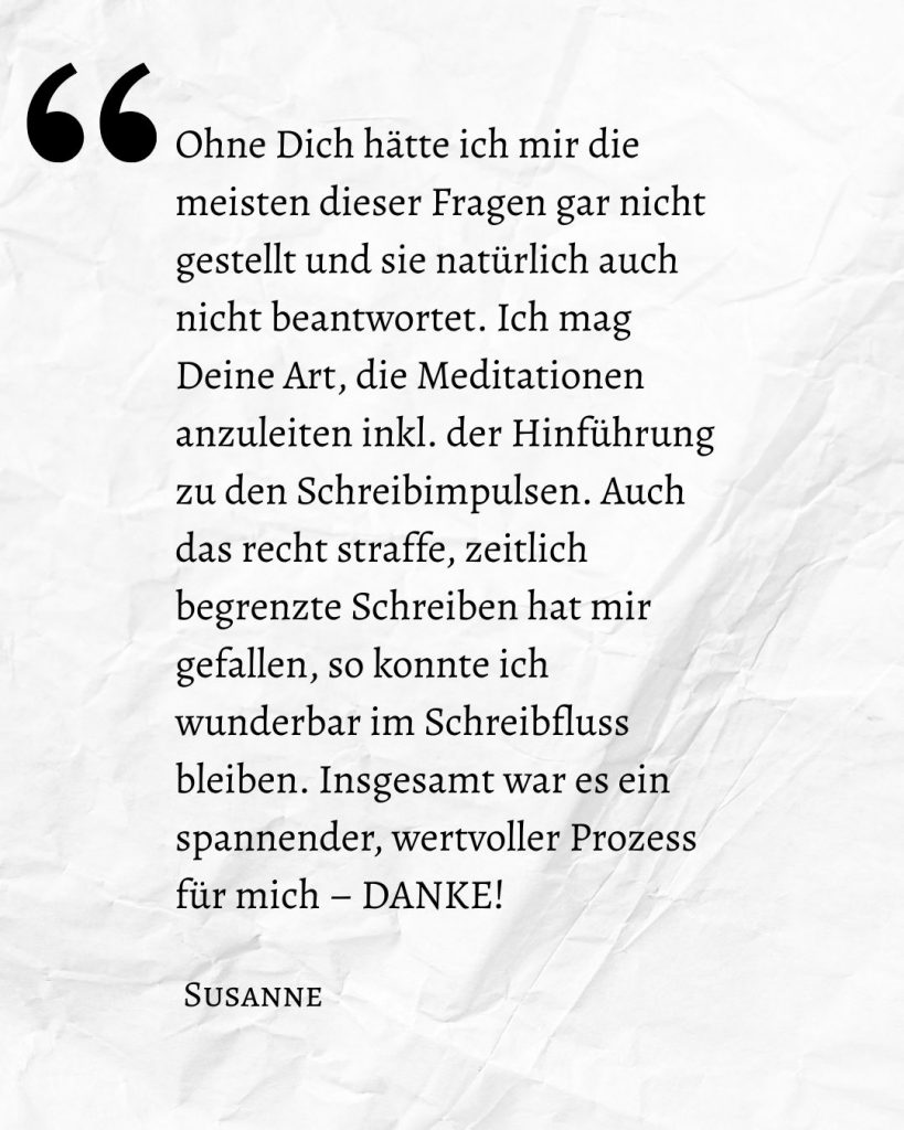 Teilnehmerstimmen Journalingrituale_Franziska Hülshoff